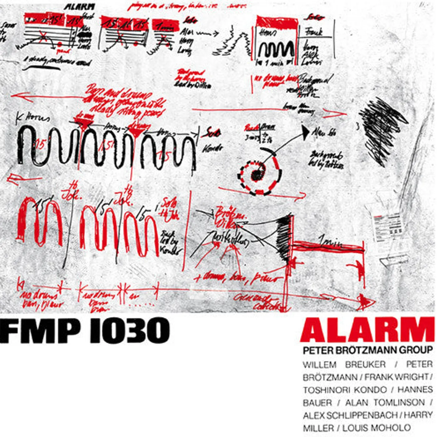 Peter Brotzmann LP Vinyl - Alarm (Reis)