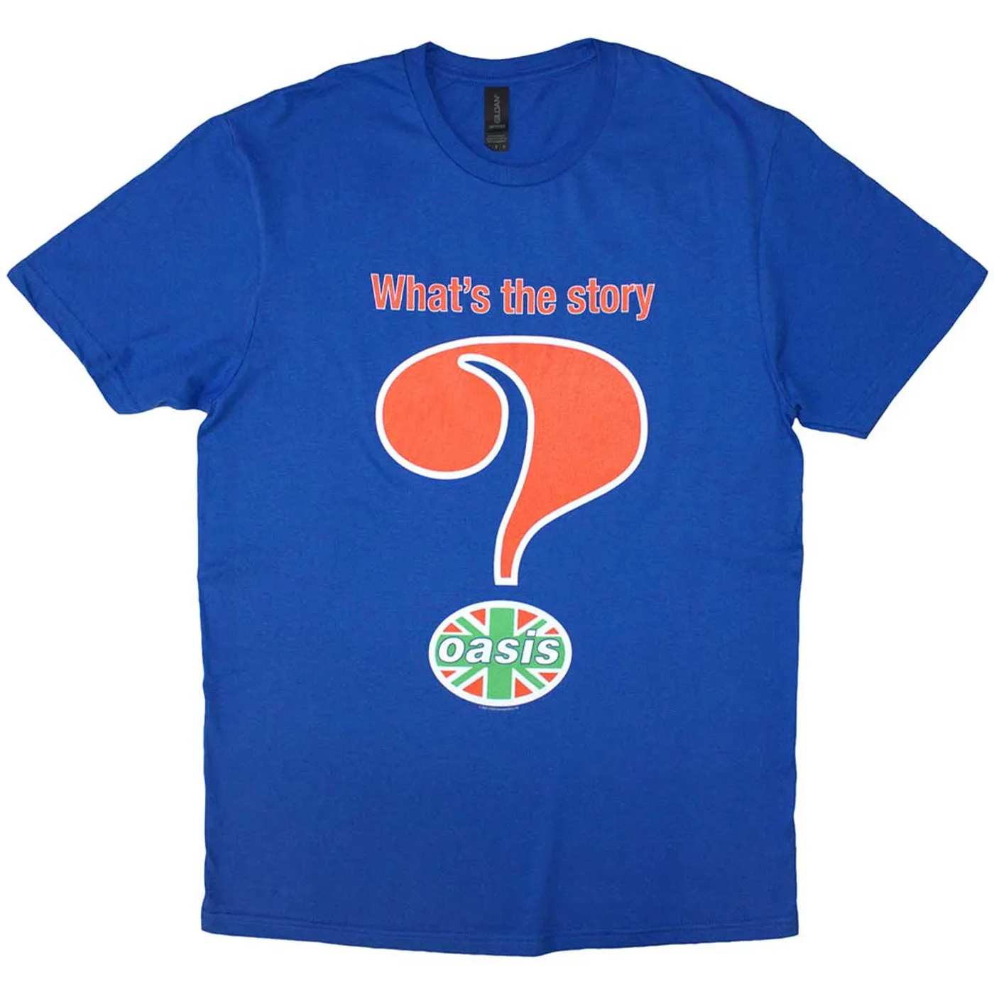 Oasis Blue T Shirt - Question Mark
