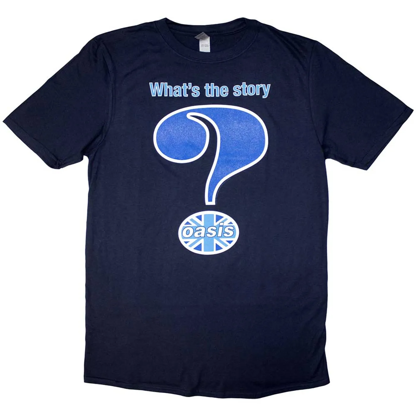 Oasis Navy T Shirt - Question Mark