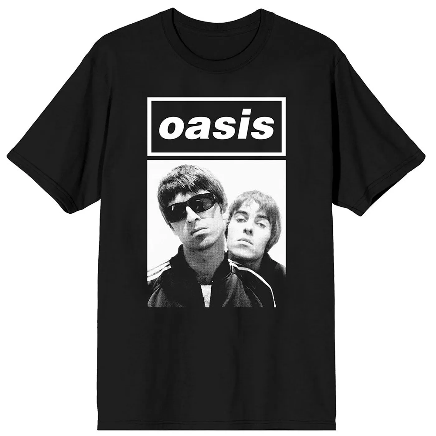 Oasis T Shirt - Noel & Liam Boxed Photo