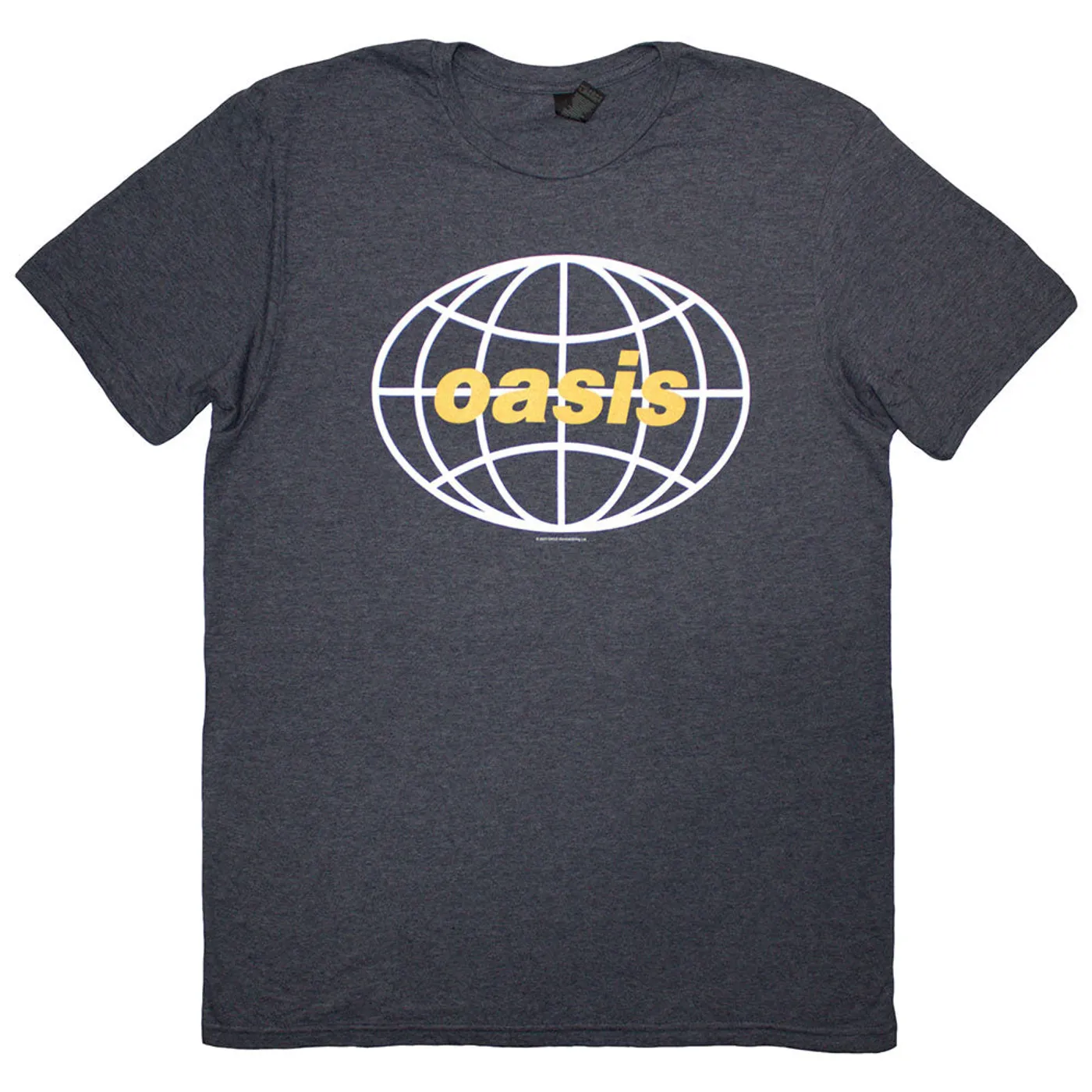 Oasis Navy T Shirt - Globe Logo