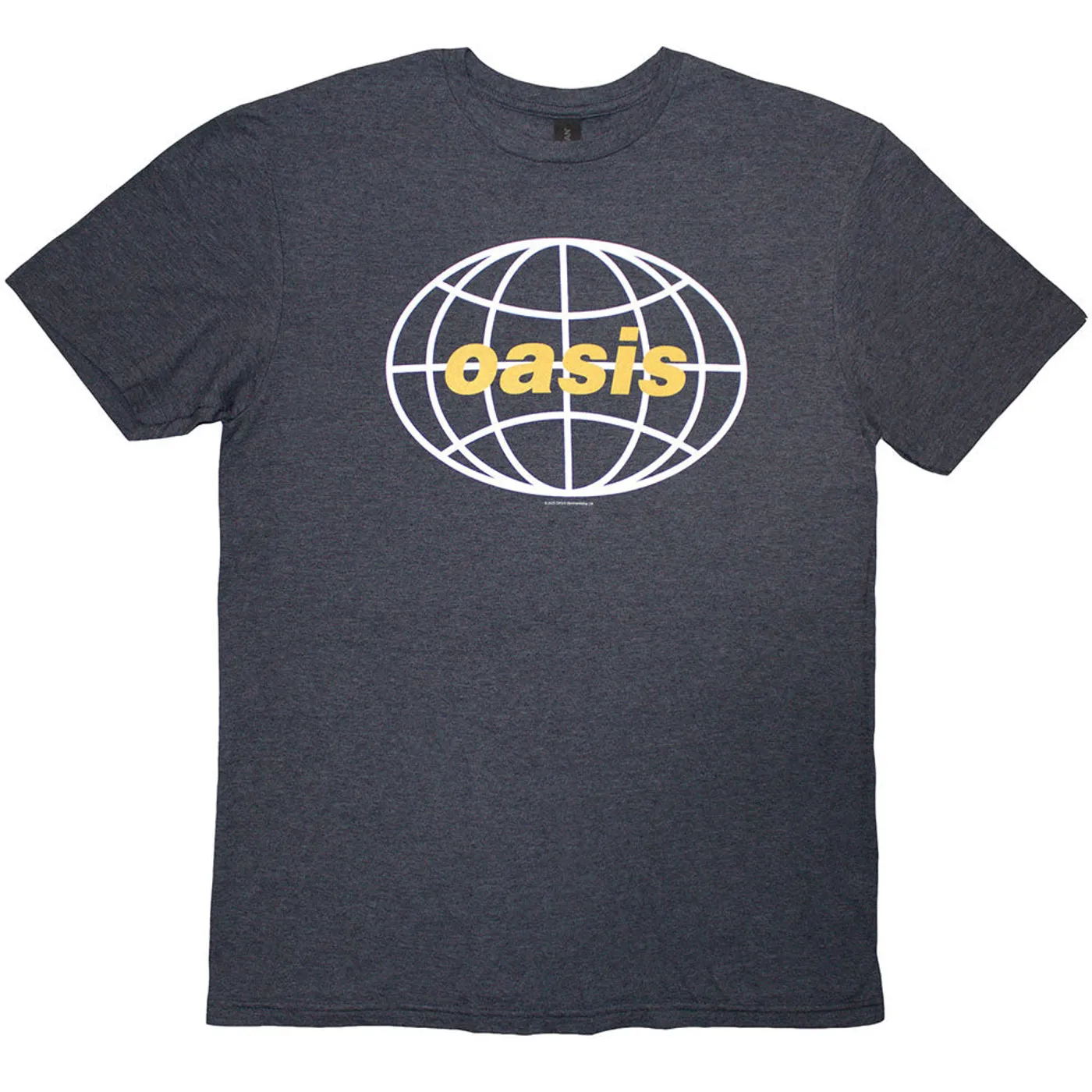 Oasis Navy T Shirt - 1998 World Tour - USA/Canada