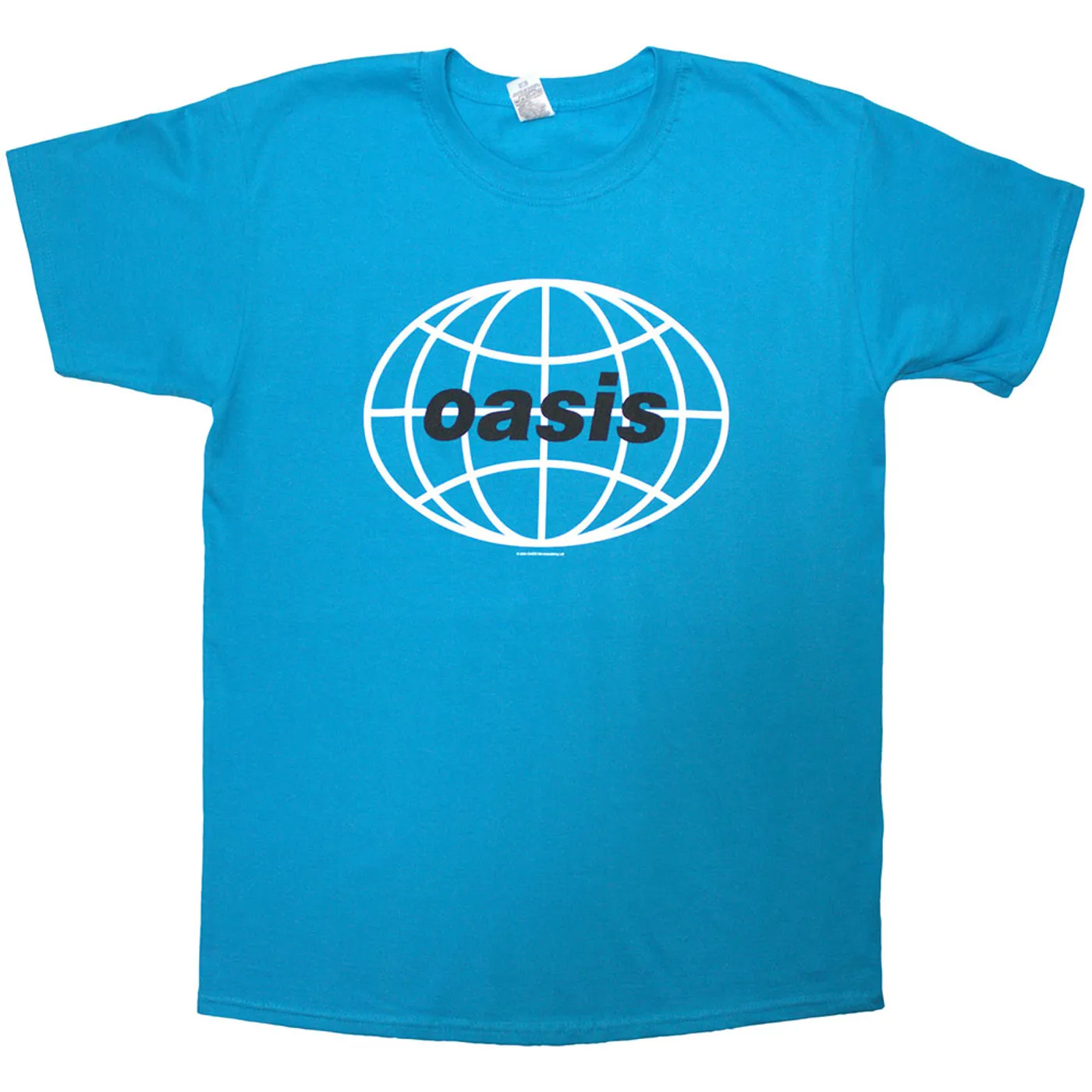 Oasis Blue T Shirt - 1998 World Tour - South America
