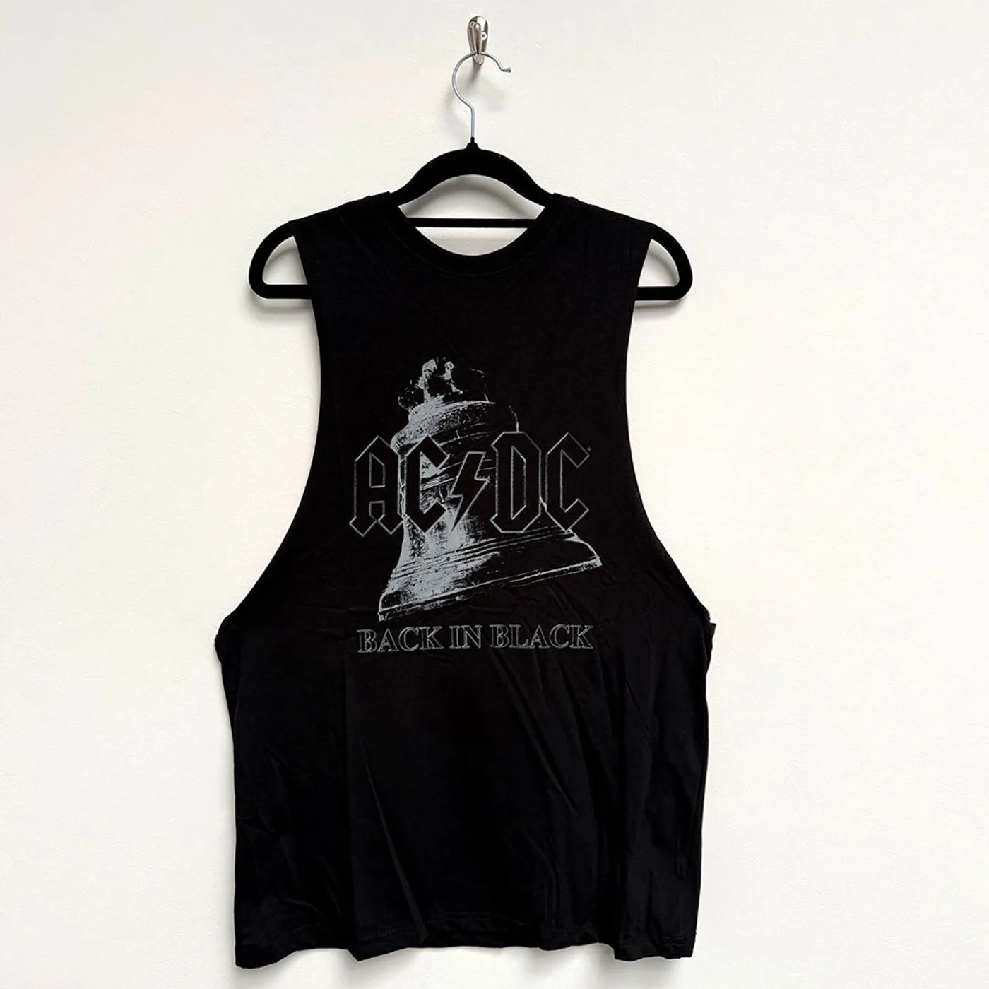 AC/DC Vest Top - Back In Black Bell