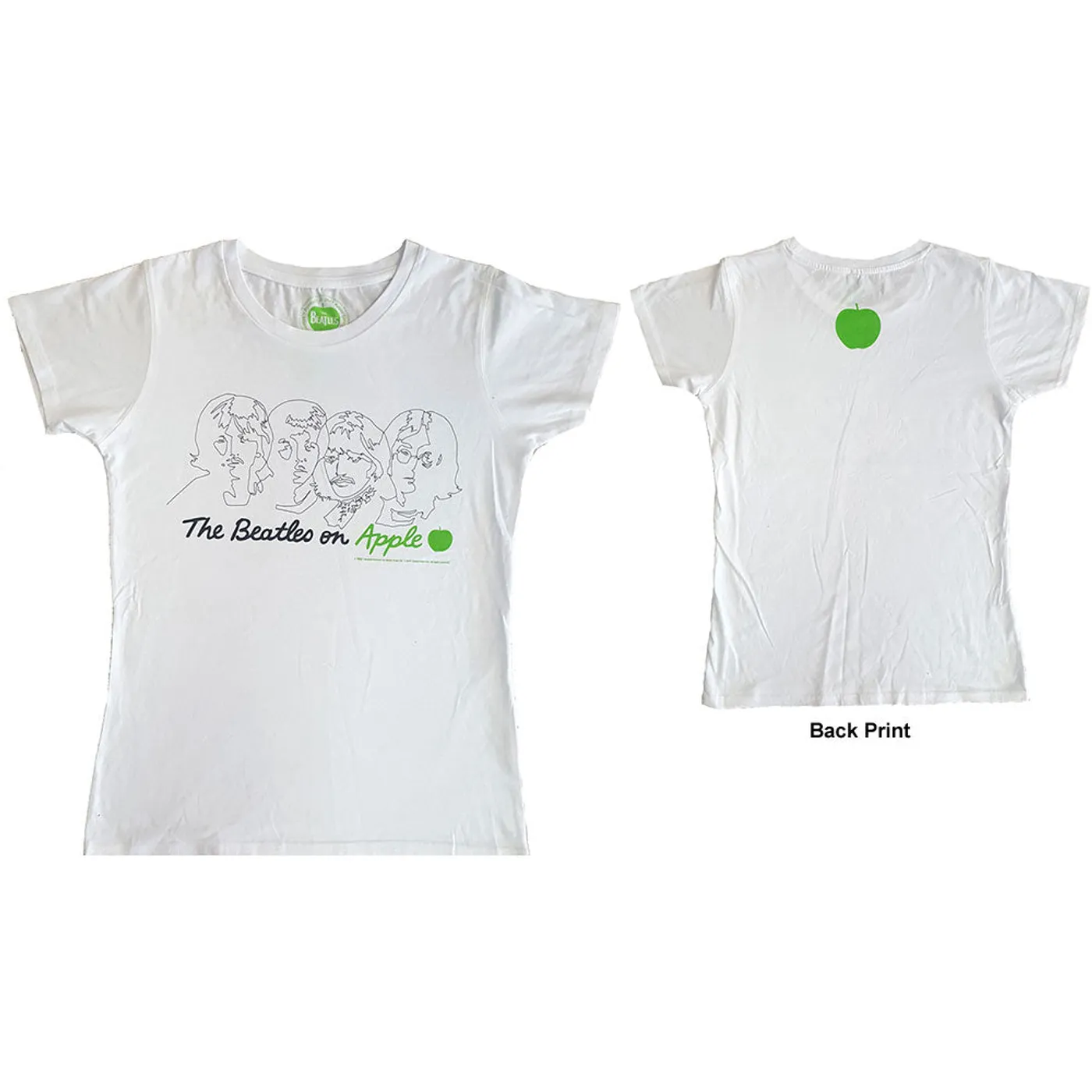 The Beatles Women's T Shirt - On Apple