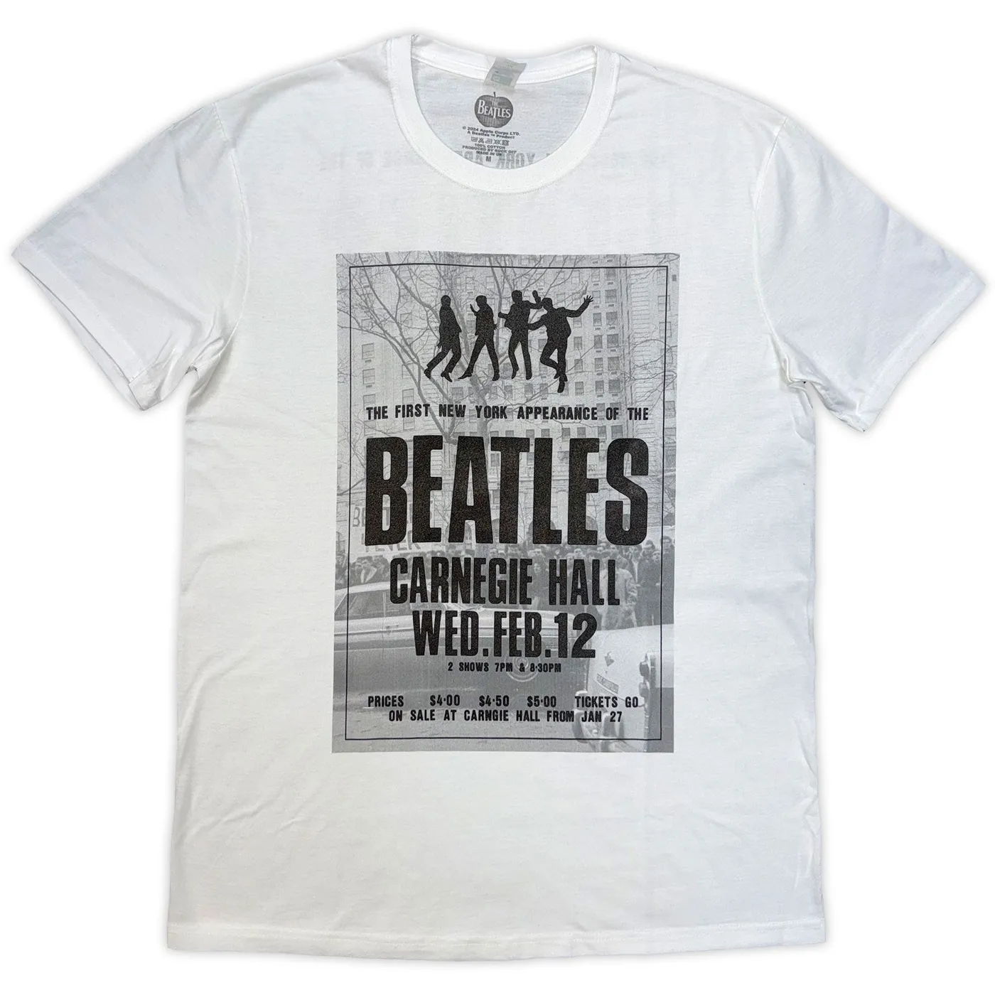 The Beatles T Shirt - Tour '64 Carnegie Hall