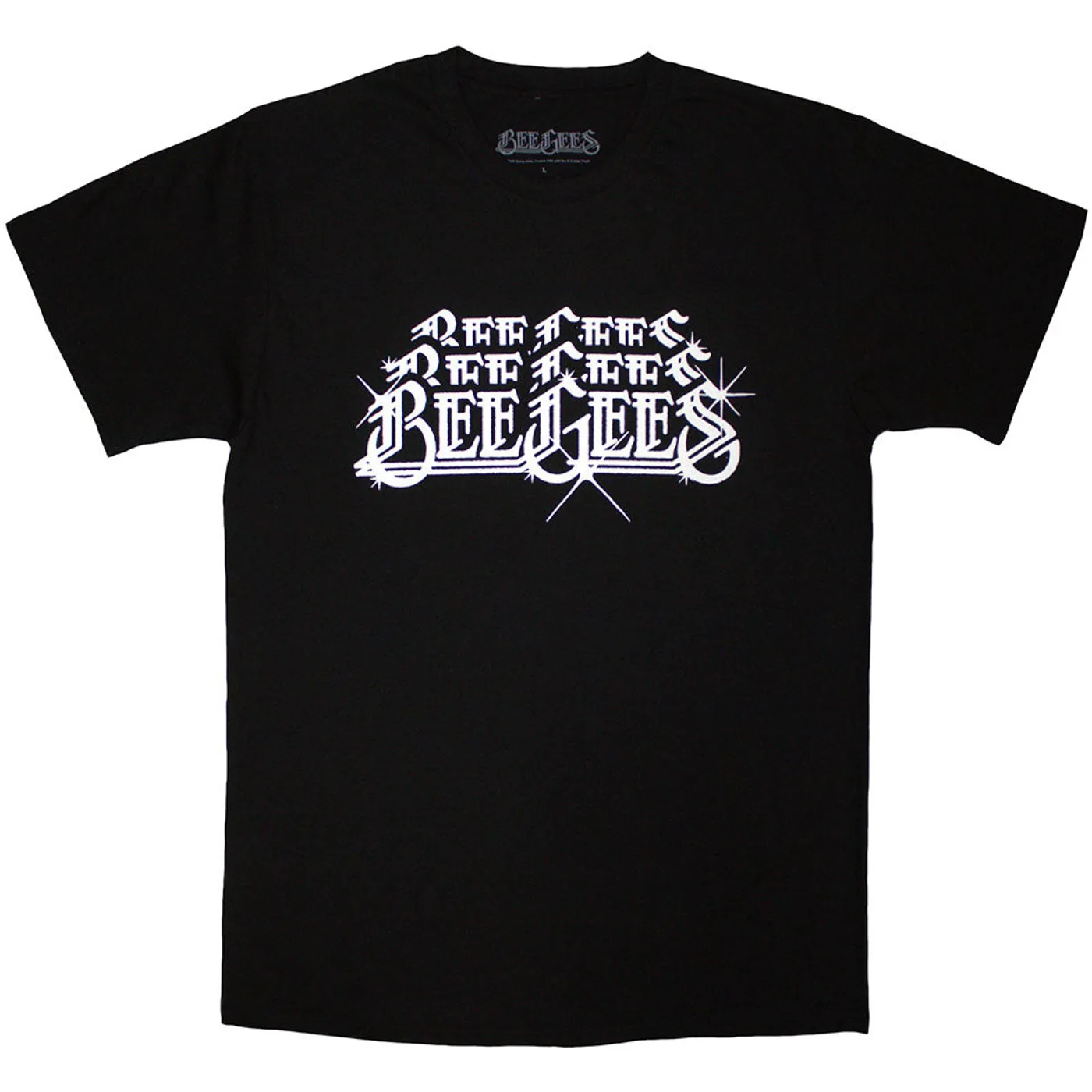 Bee Gees T Shirt - Stacked Logo
