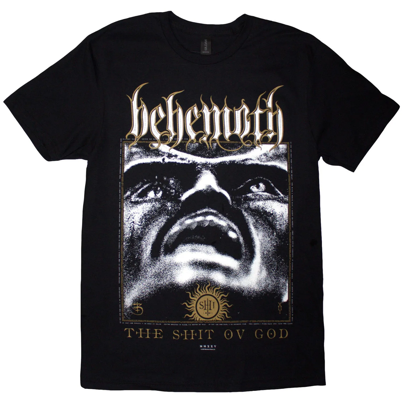 Behemoth T Shirt - The Shit Ov God Reign In Hell