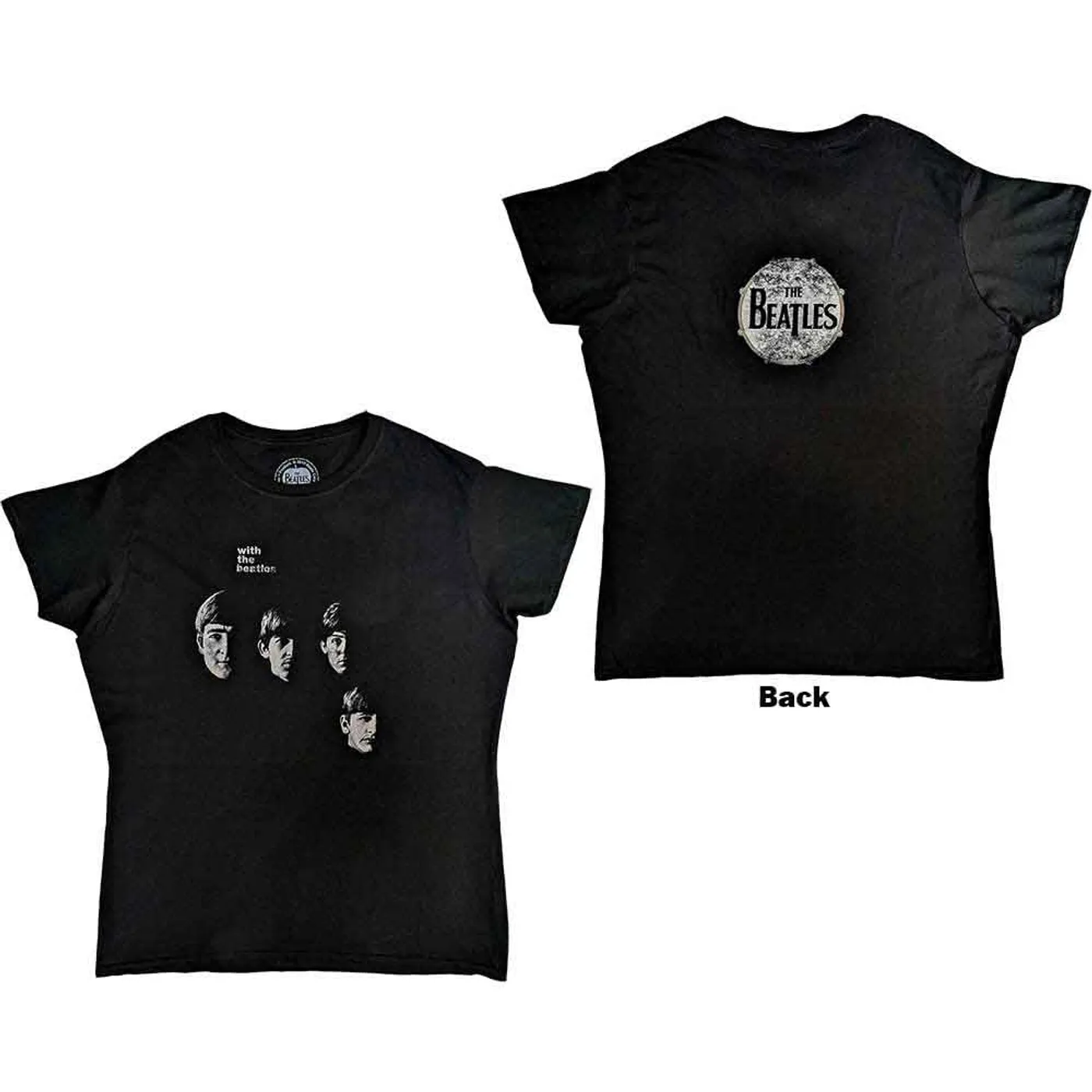 The Beatles Women's T Shirt - Vtge With Beatles
