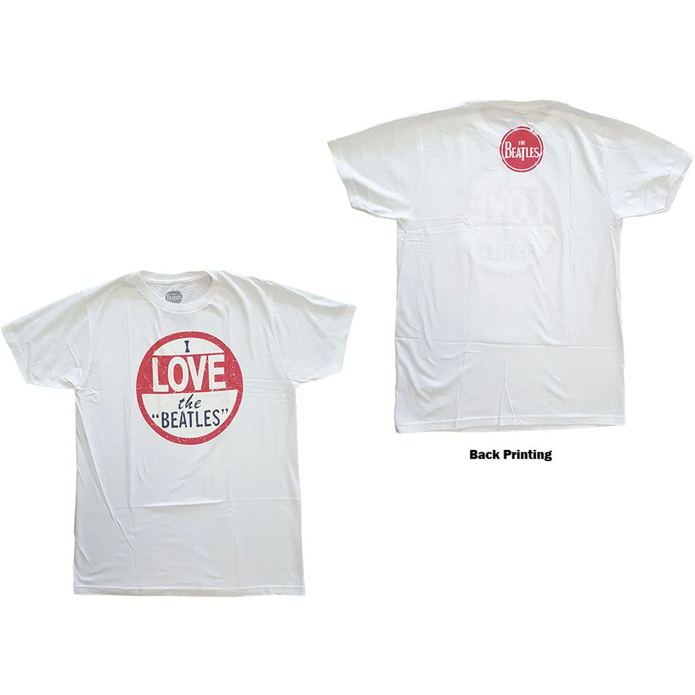 The Beatles T Shirt - Vtge I Love The Beatles