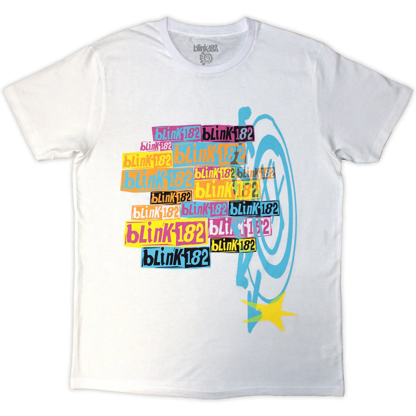 Blink-182 T Shirt - Multi Stacked Logo