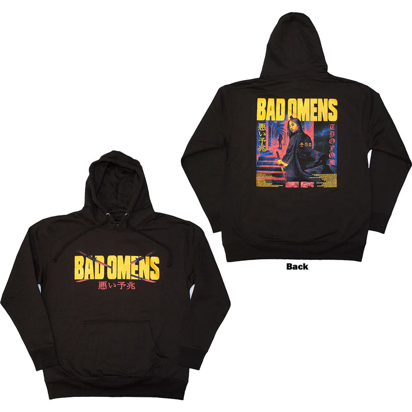 Bad Omens Pullover Hoodie - Samurai Woman