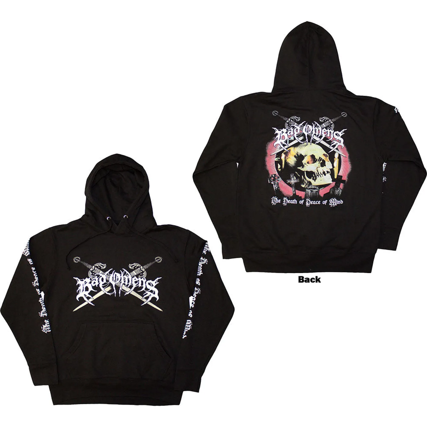 Bad Omens Pullover Hoodie - Skull And Candles