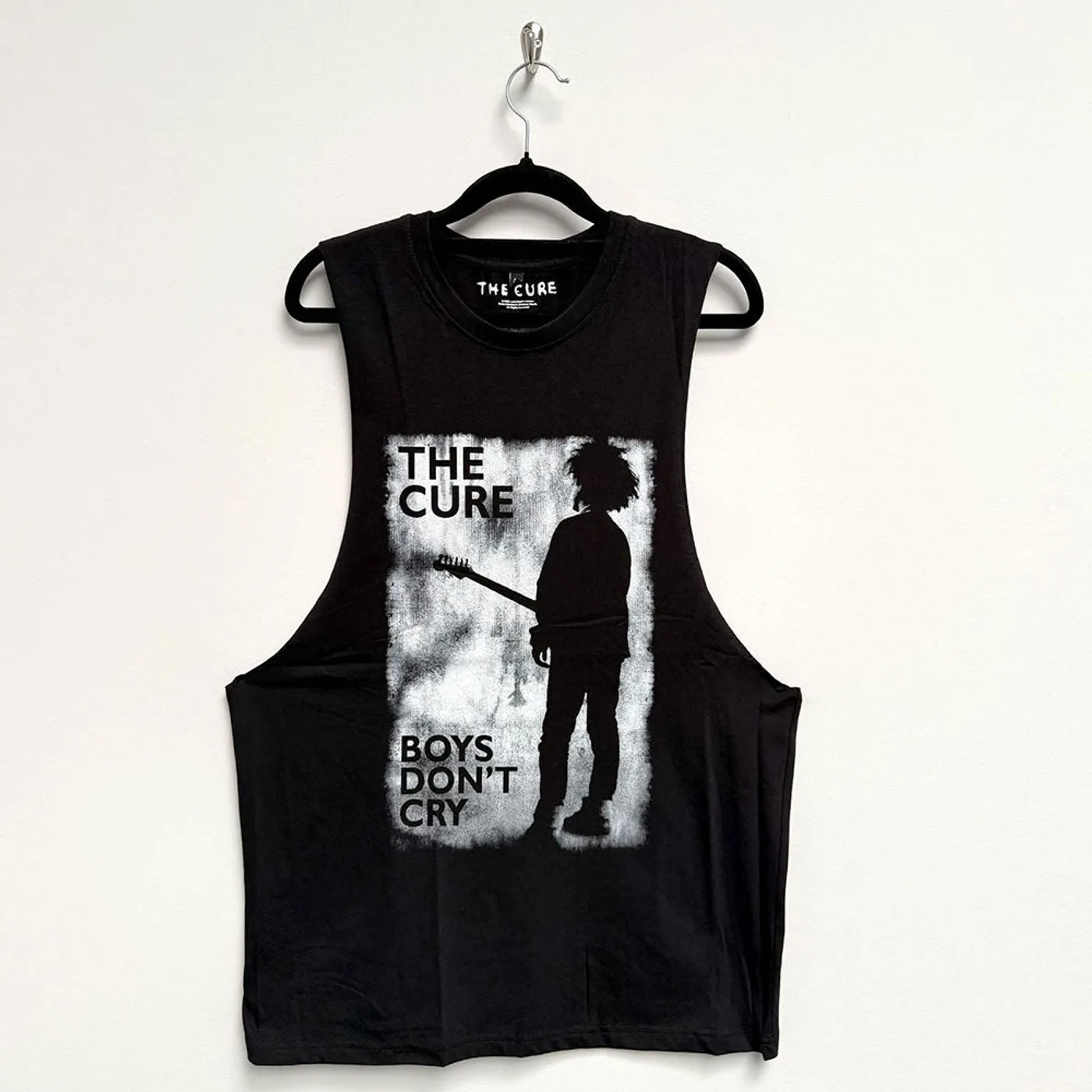 The Cure Vest Top - Boys Don'T Cry B&W