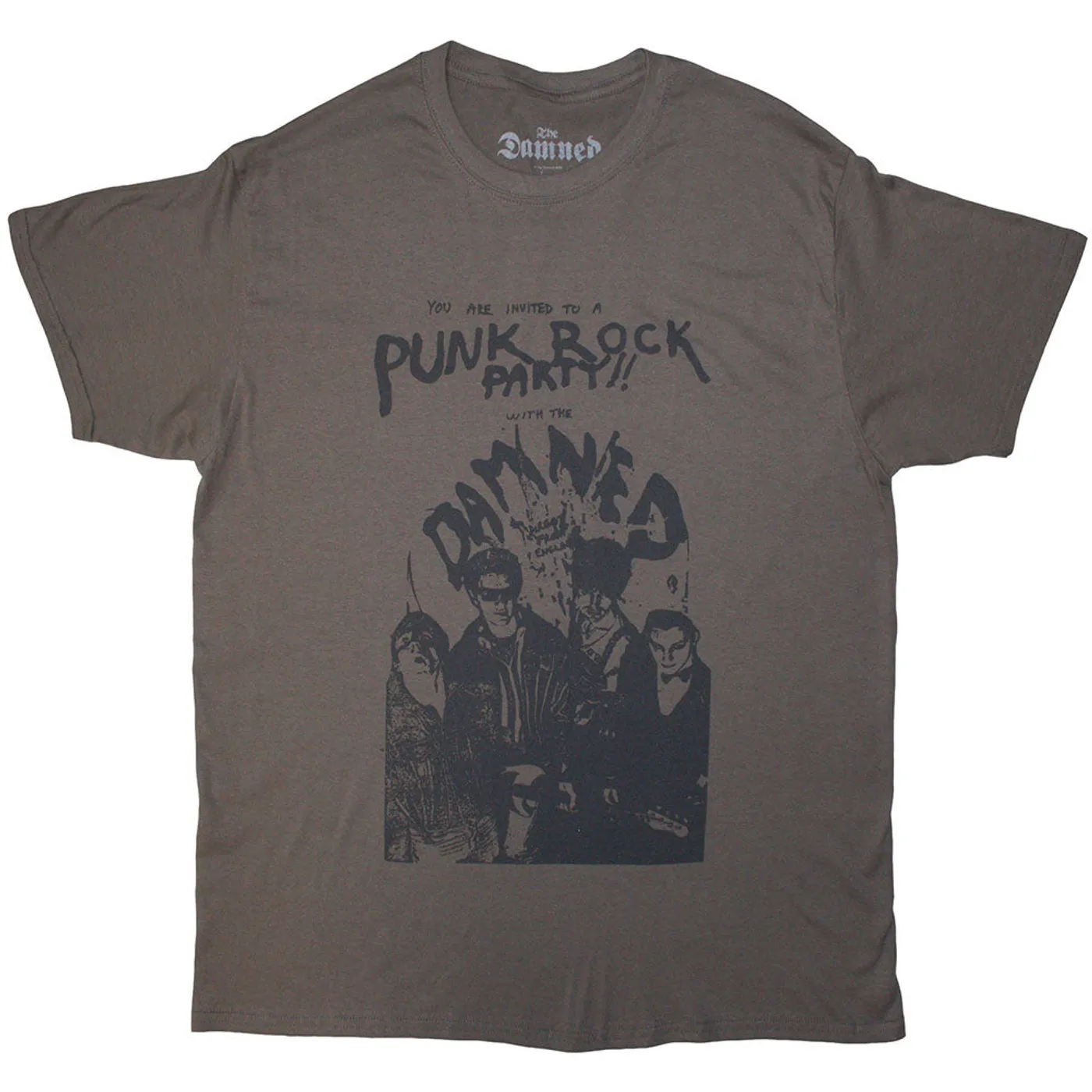 The Damned T Shirt - Party Flyer