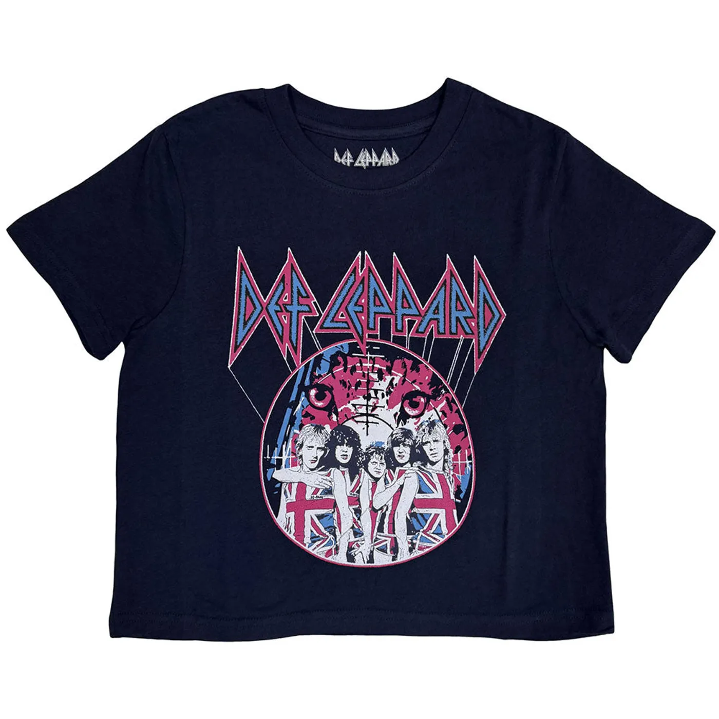 Def Leppard Women's Crop Top - Pyro Tour