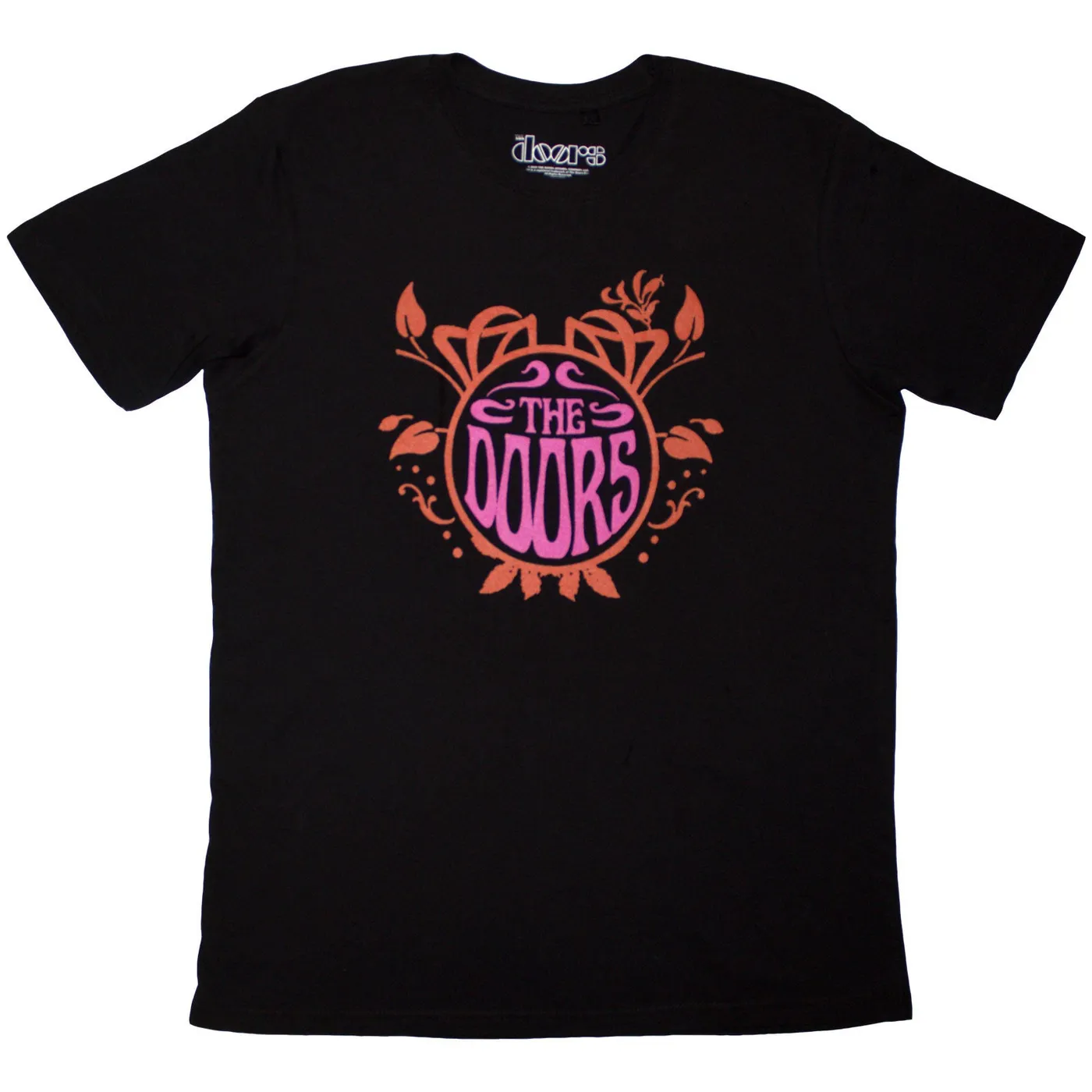 The Doors T Shirt - Pink Orange