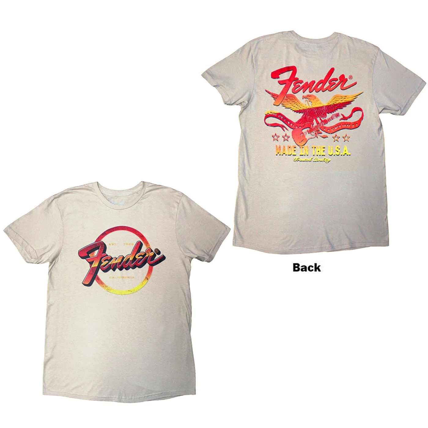Fender T Shirt - Made In The Usa