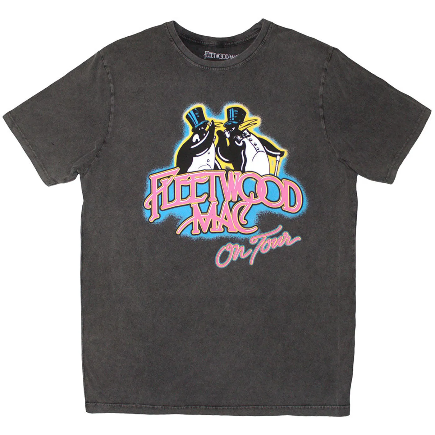 Fleetwood Mac T Shirt - On Tour Stone Wash