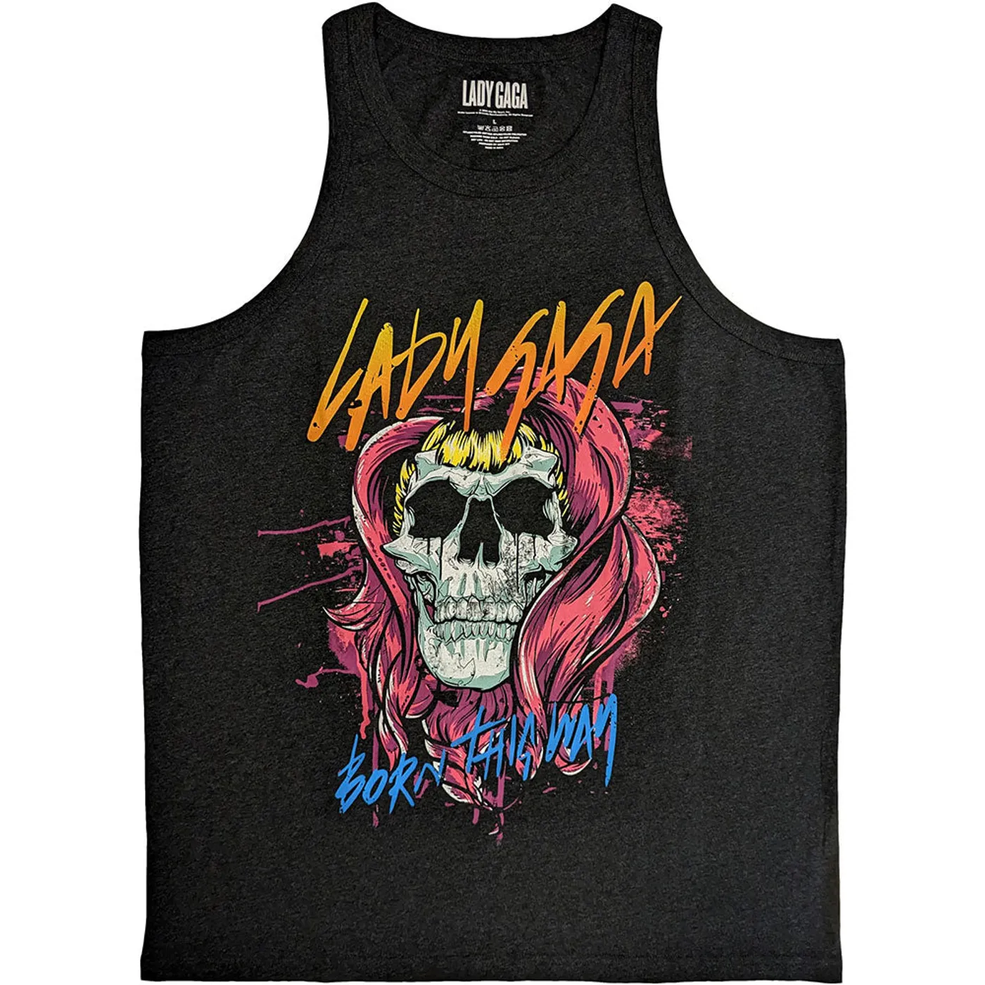 Lady Gaga Vest Top - Skull