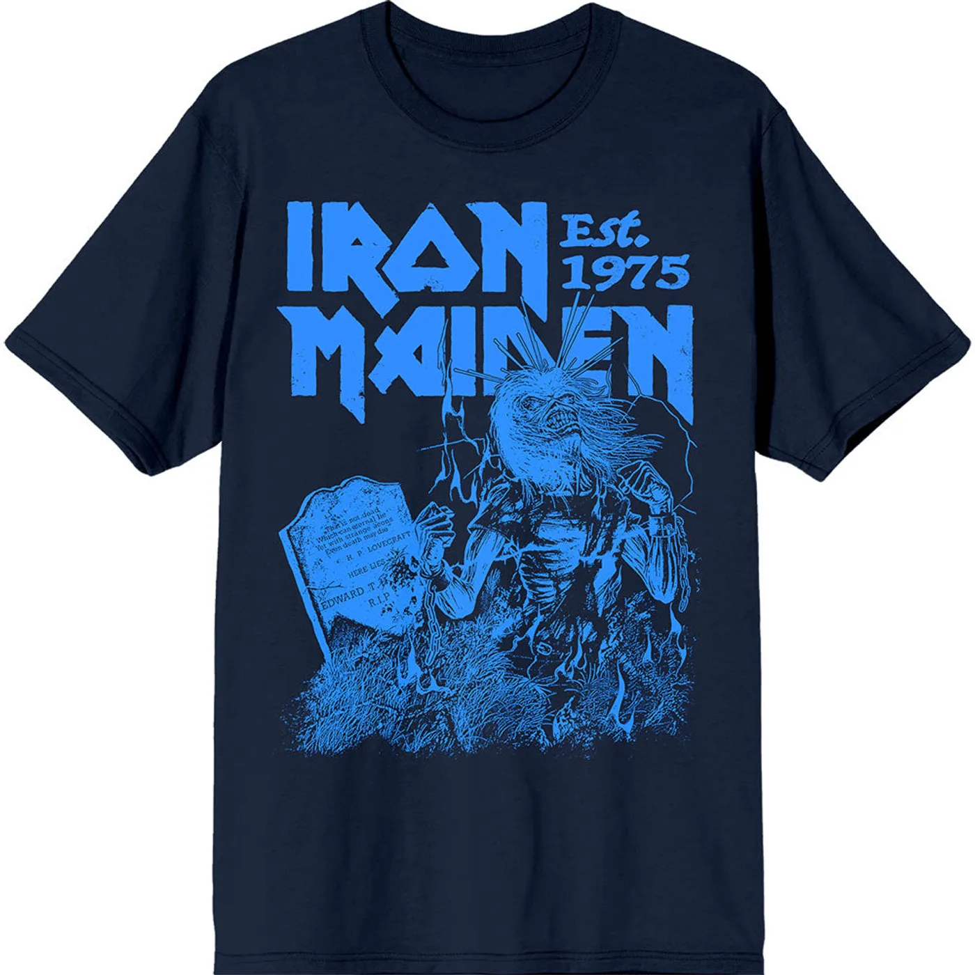 Iron Maiden T Shirt - Est. 1975 Life After Death Stamp