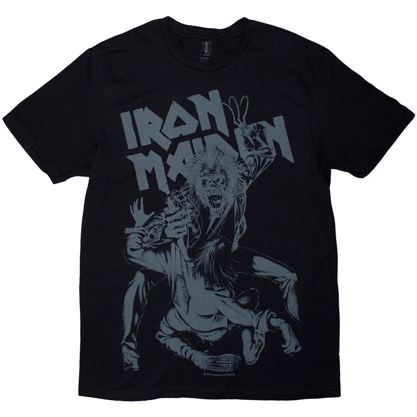 Iron Maiden T Shirt - No Prayer Claw Jumbo Grey