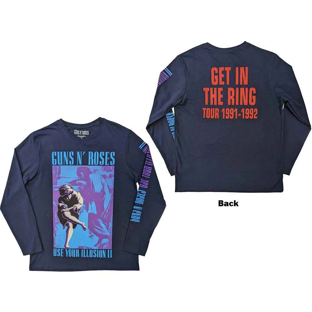 Long Sleeve T Shirt - Get In The Ring Tour '91-'92