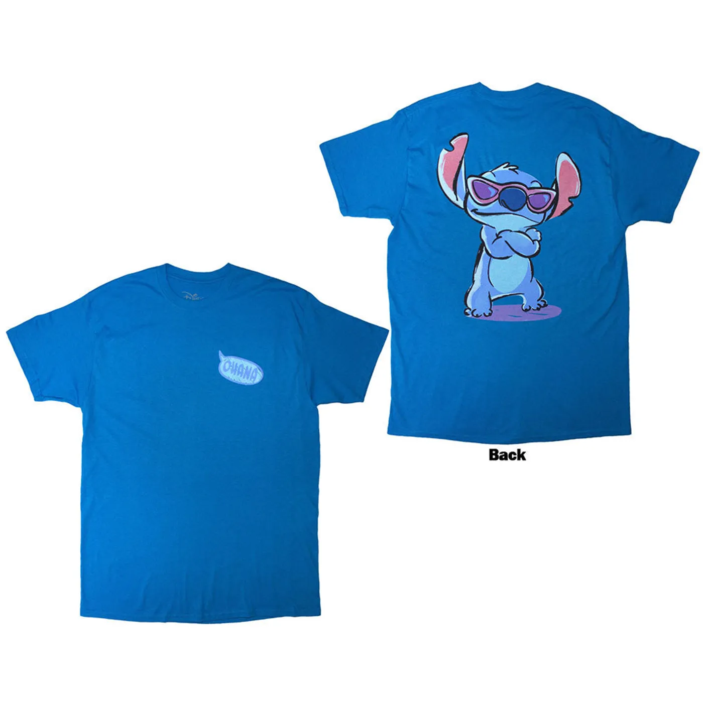 Disney T Shirt - Stitch Ohana F&B