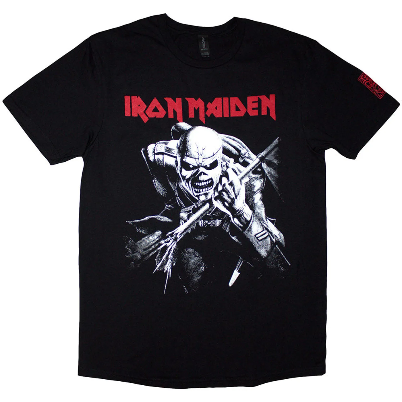 Iron Maiden T Shirt - 50 Trooper Charge White
