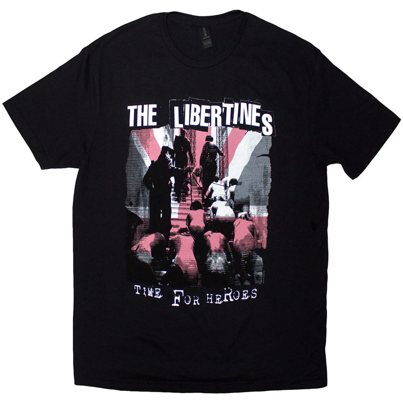 The Libertines T Shirt - Time For Heroes Flag