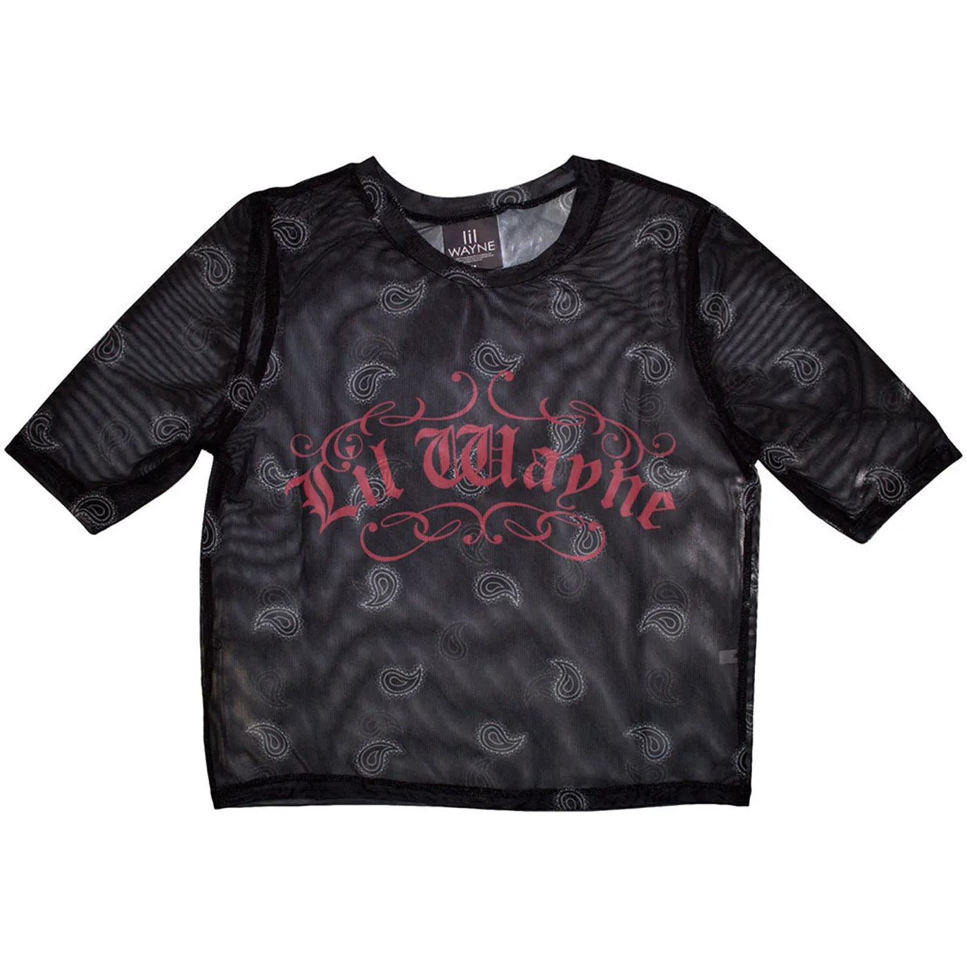 Lil Wayne Women's Short Sleeve Crop Top - Script Logo