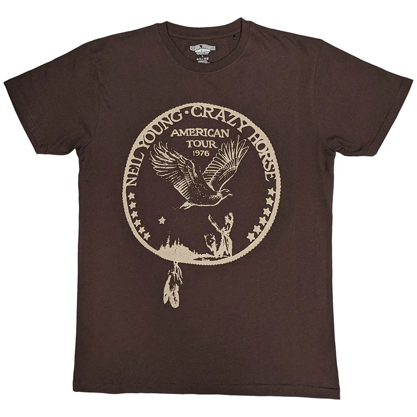 Neil Young T Shirt - Tour '76 Seal