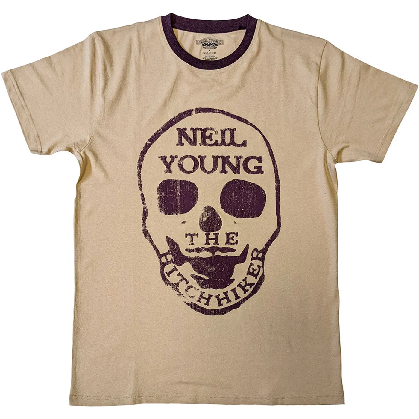 Neil Young T Shirt - Hitchhiker Ringer