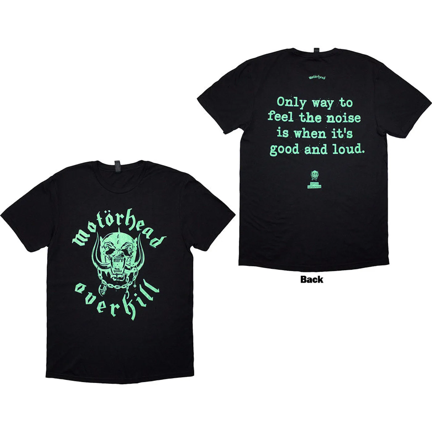 Motörhead T Shirt - Overkill Lyric