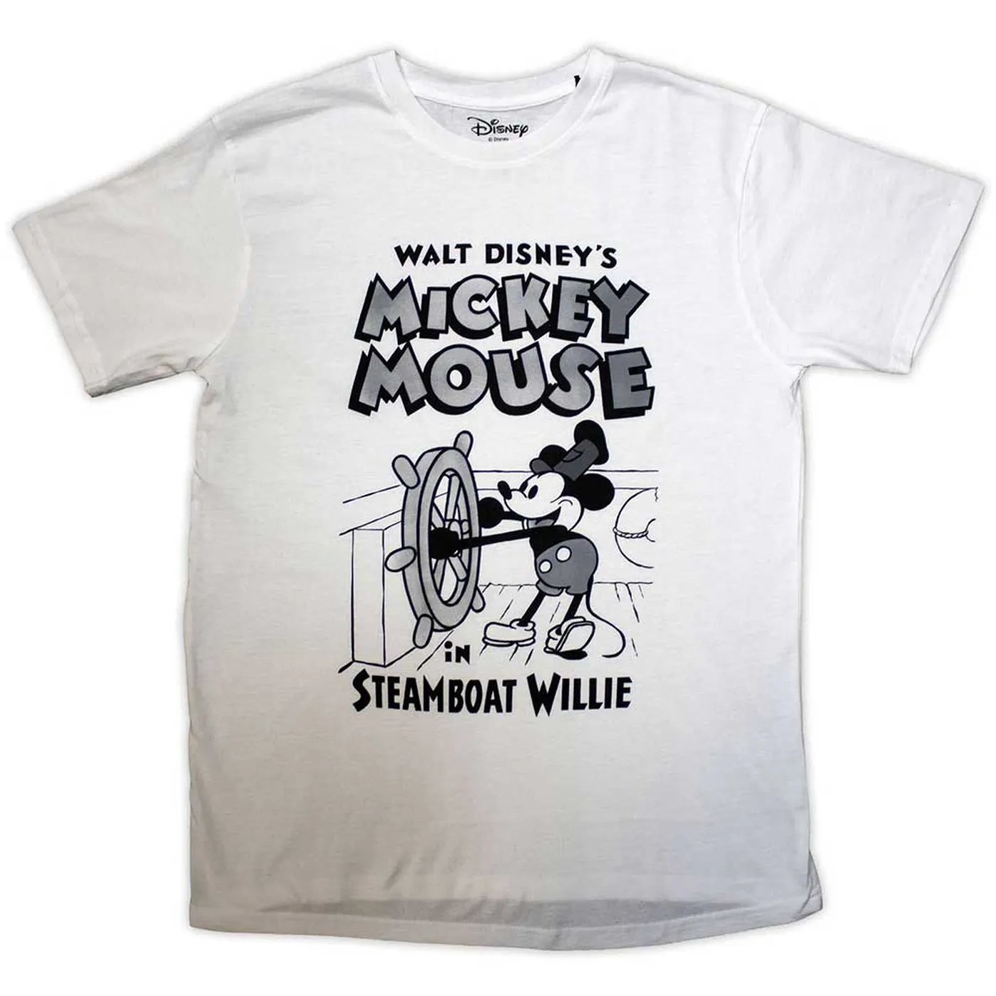 Disney T Shirt - Mickey Mouse Steamboat Willie