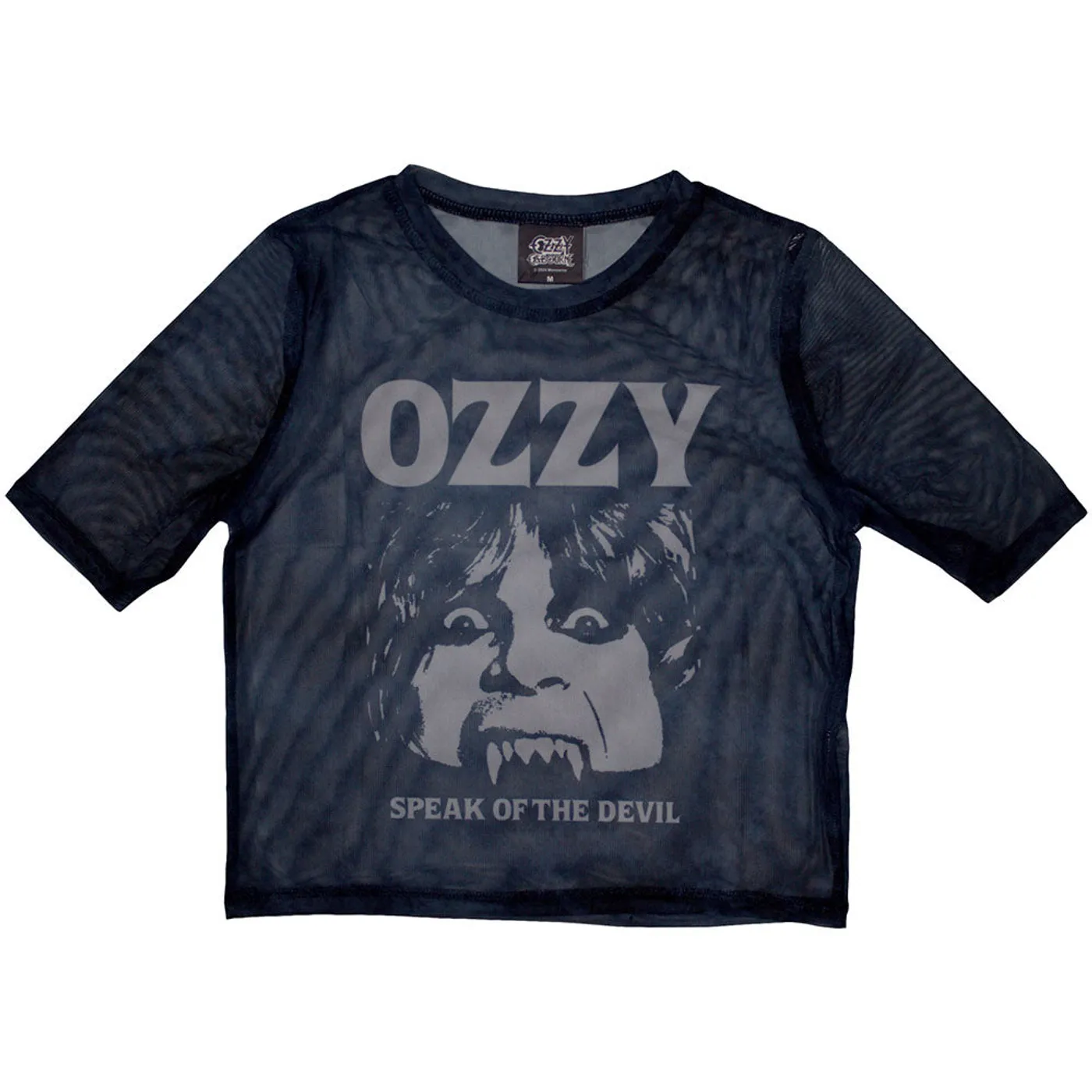 Ozzy Osbourne Women's Short Sleeve Crop Top - Speak Of The Devil