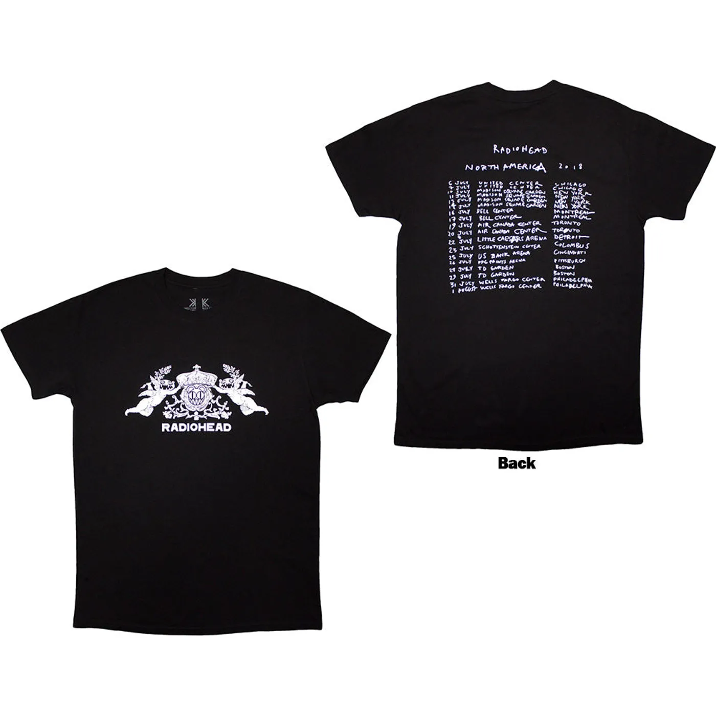 Radiohead T Shirt - Bearhead Crest