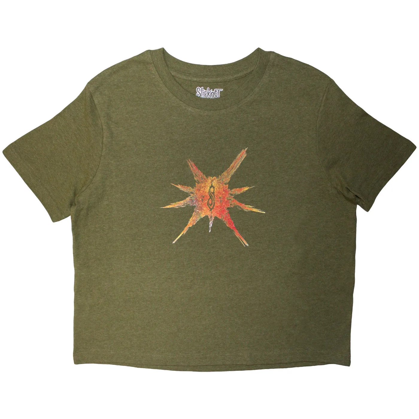 Slipknot Women's Crop Top - Tesf Band Figures