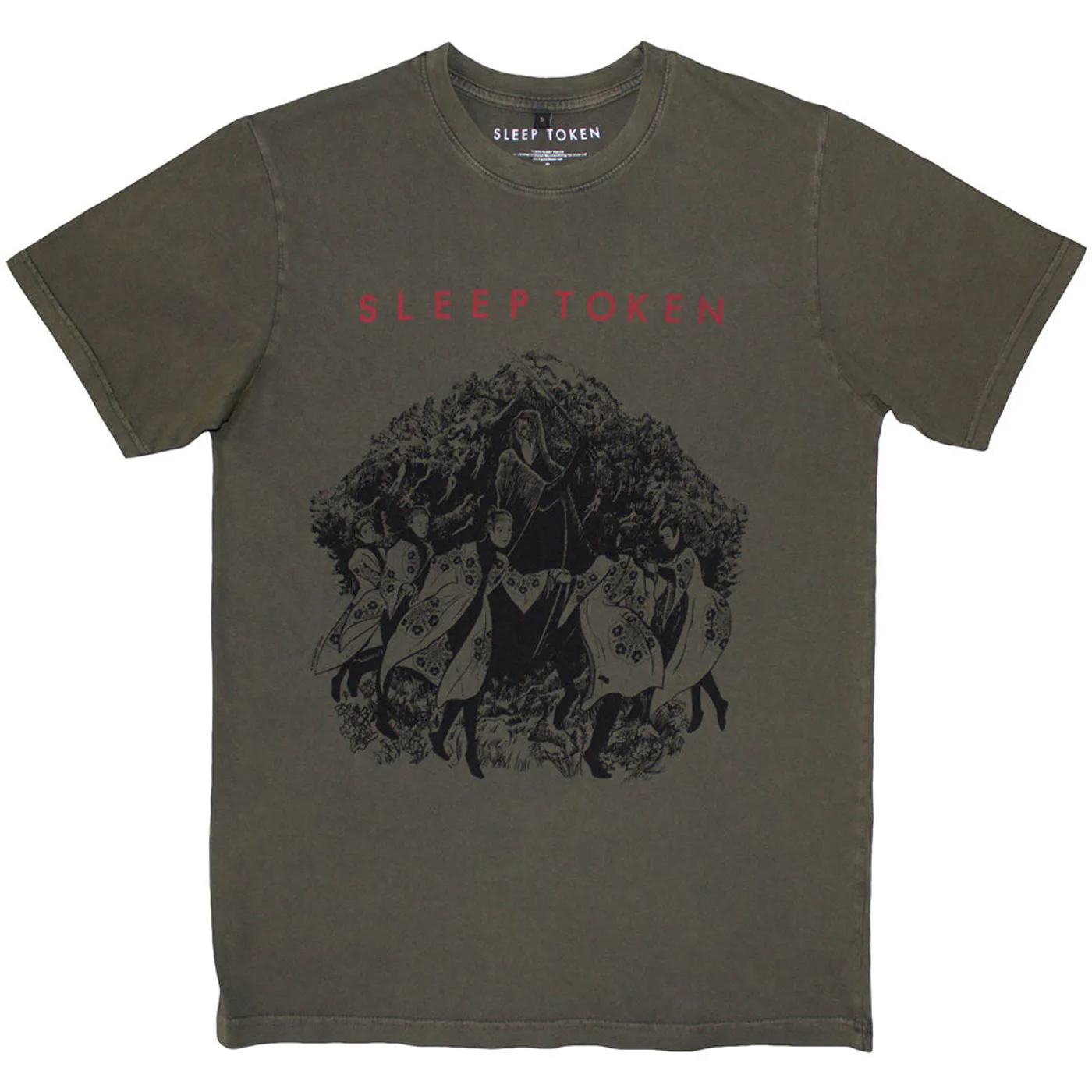 Sleep Token T Shirt - The Love You Want Stone Wash