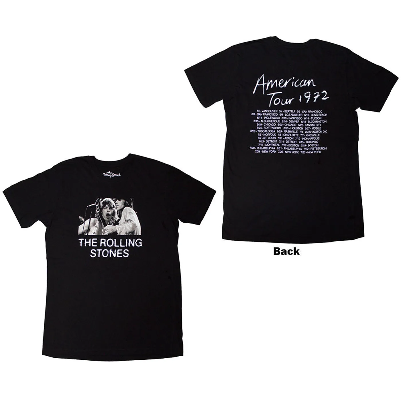 The Rolling StonesT Shirt - Tour '72