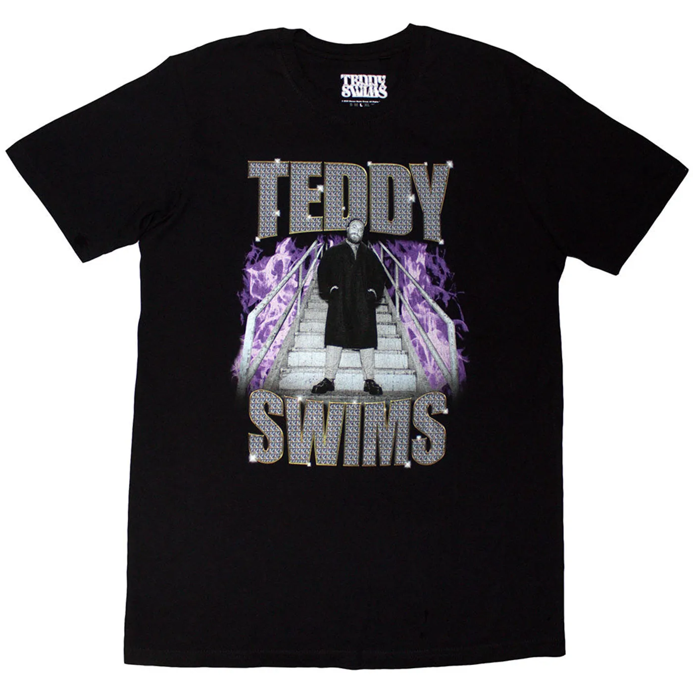 Teddy Swims T Shirt - Retro Bootleg