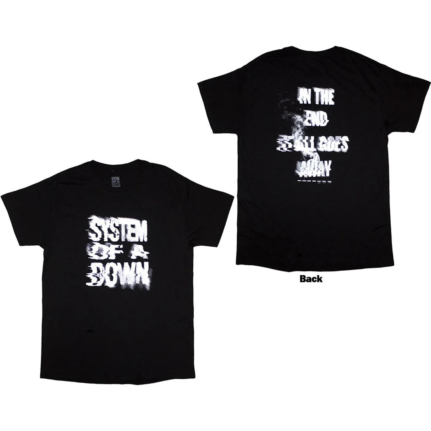 System Of A Down T Shirt - All Goes Away
