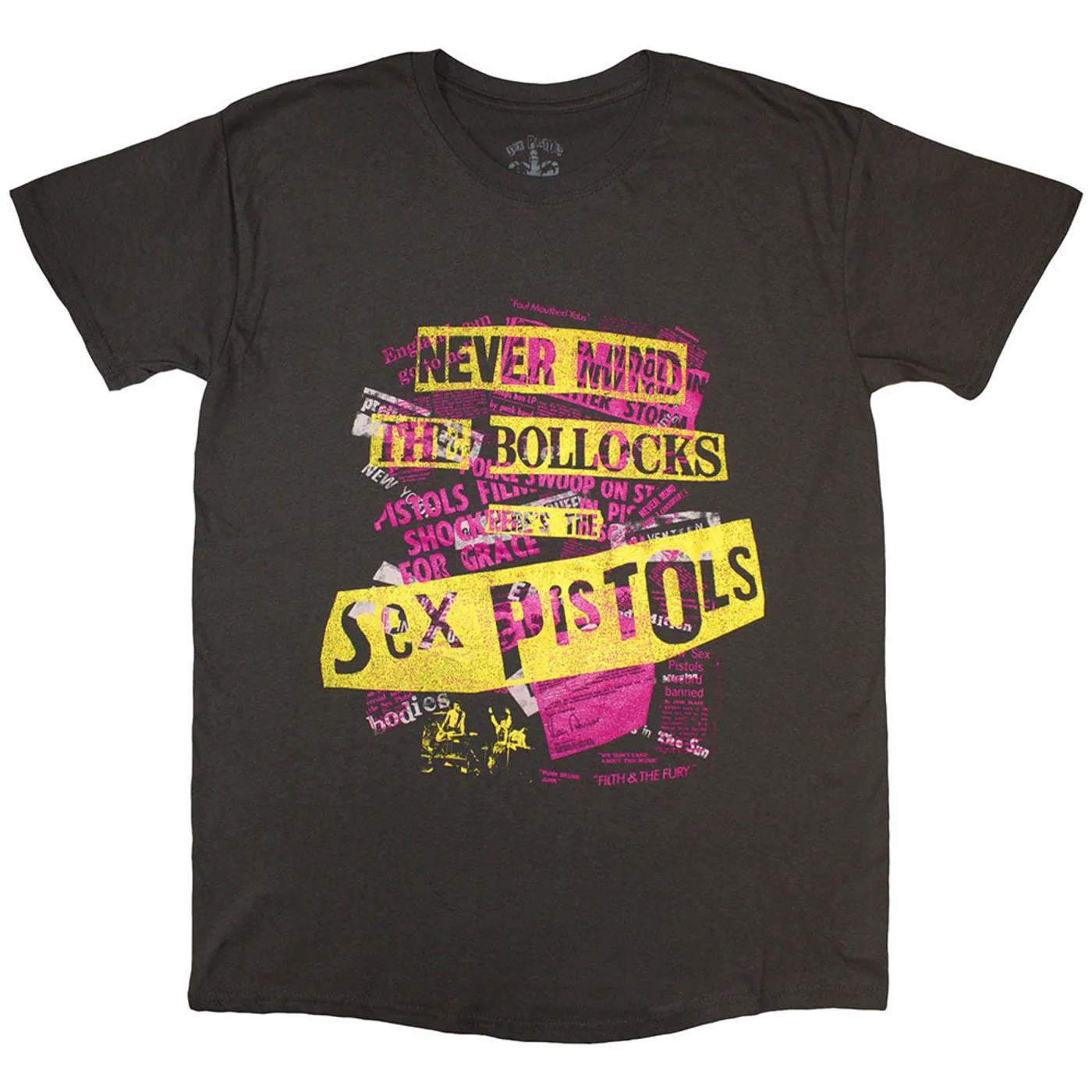Sex Pistols T Shirt - Nmtb Text Overlay