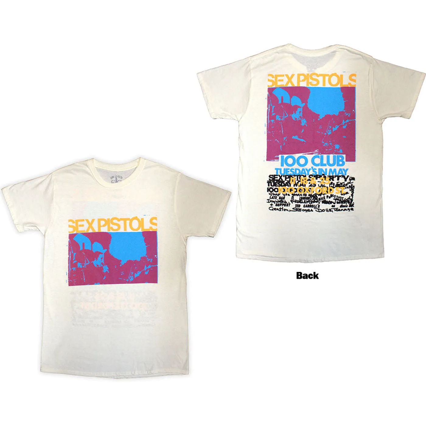 Sex Pistols T Shirt - 100 Club