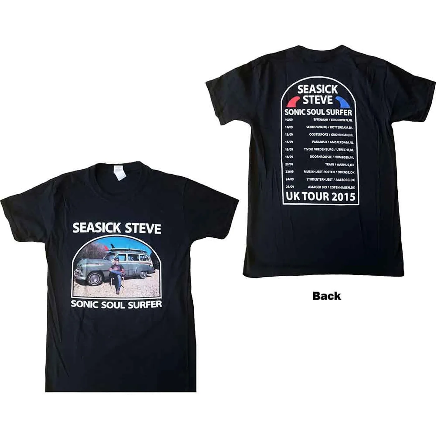 Seasick Steve T Shirt - Full Colour Sonic Soul Surfer