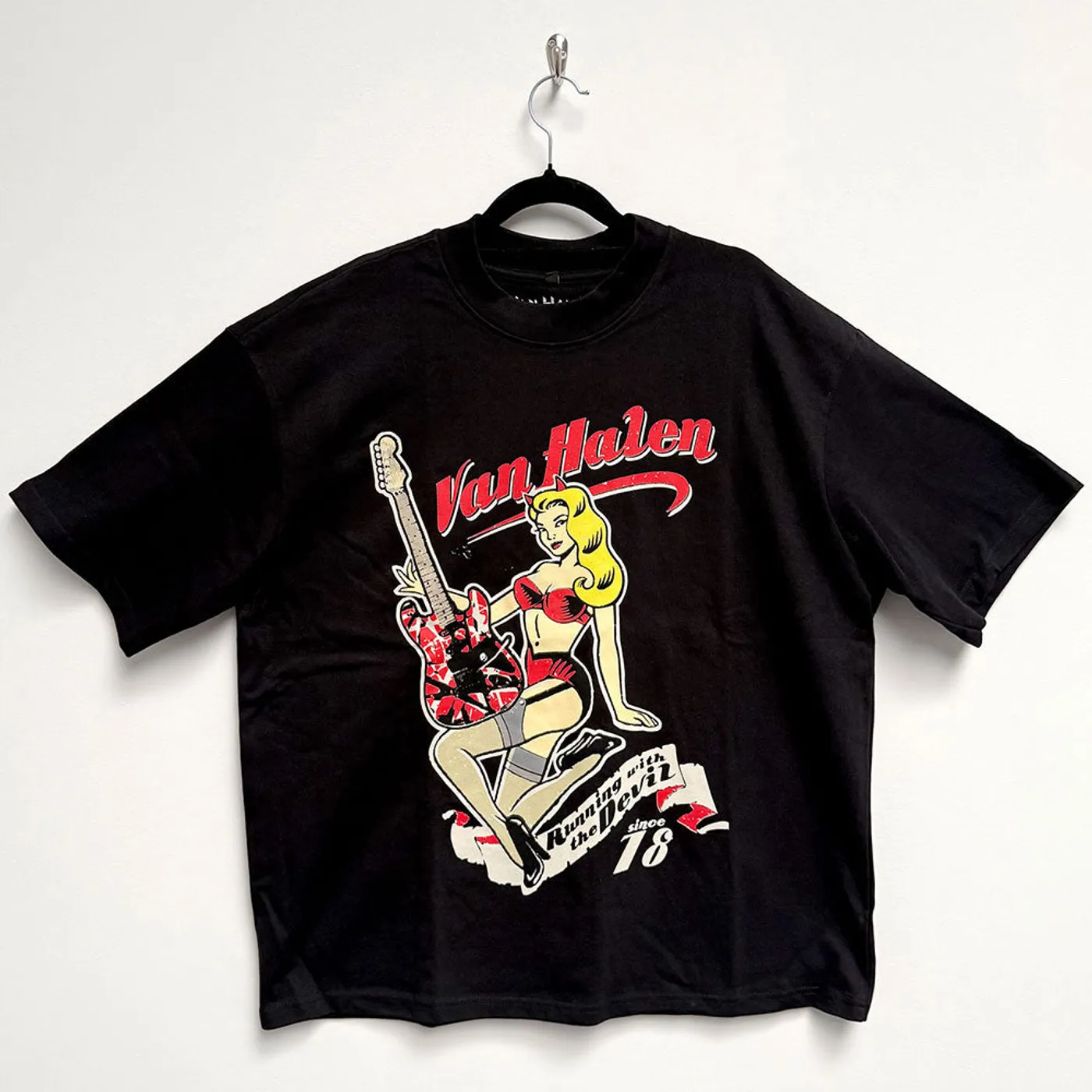 Van Halen T Shirt - Running With The Devil Oversized