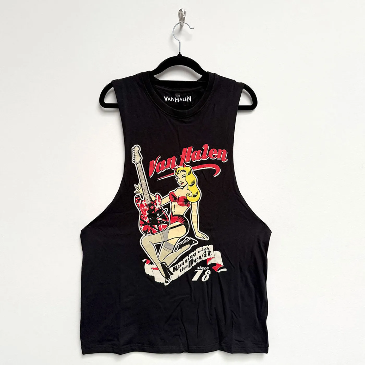 Van Halen Vest Top - Running With The Devil
