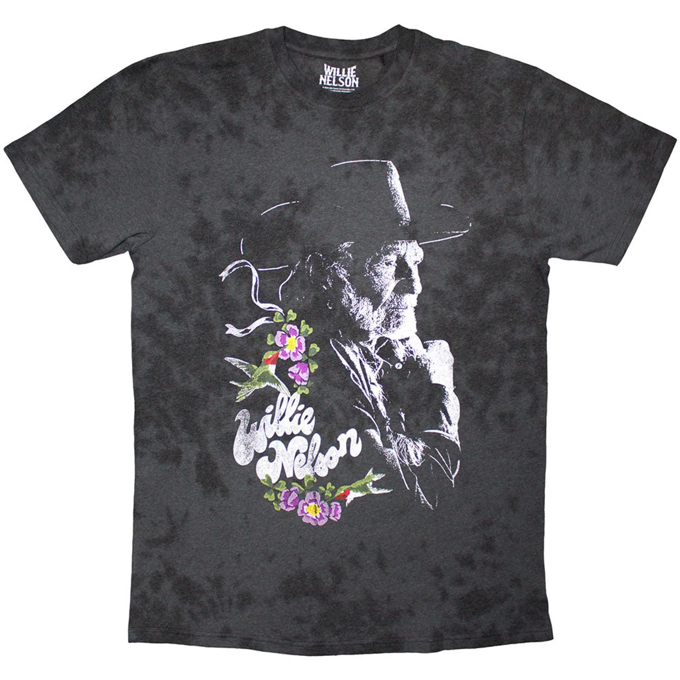 Willie Nelson T Shirt - Floral