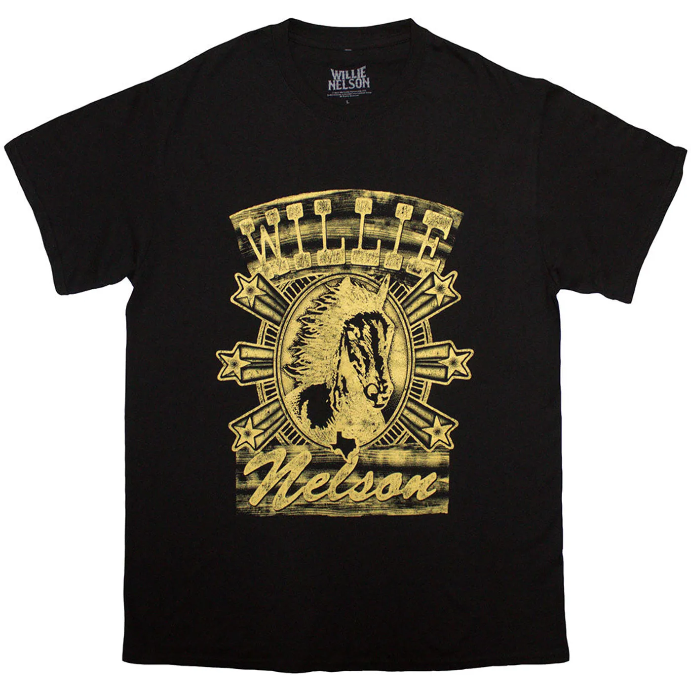 Willie Nelson T Shirt - Horse