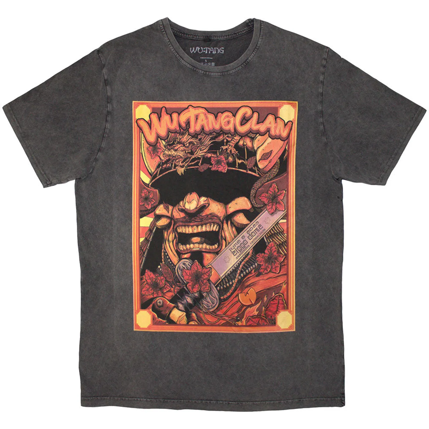 Wu-Tang Clan T Shirt - Amsterdam '23 Stone Wash